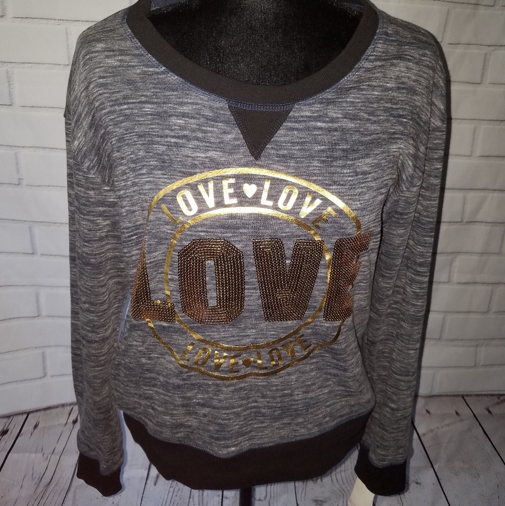 Black & grey sweatshirt